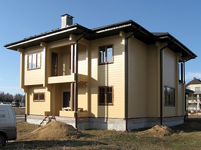 Изображение "Куртасово" дом из бруса 300 м². Построен в 2010 г.